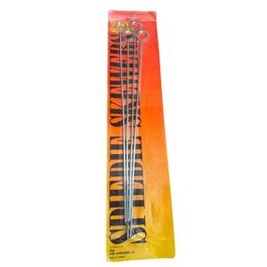 Four 15”Chrome Plated Spiedie Skewers